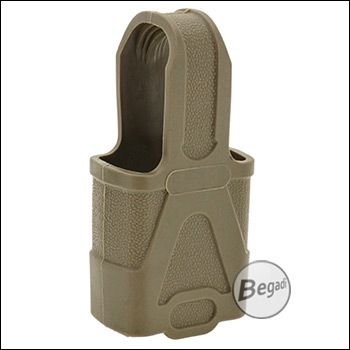 Begadi Magazinaufsatz / Ziehhilfe / Mag Loop - für AT19 / PP19 & Tommy Guns / M1A1 - TAN / FDE -