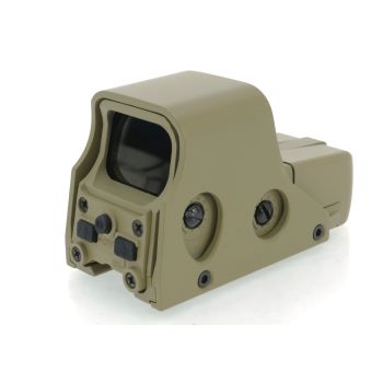 551 Style Red Dot Sight (rot & grün beleuchtet) - TAN (Scheiben rot beschichtet)