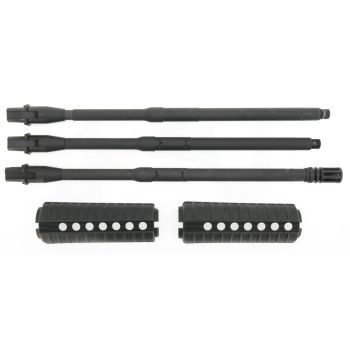 M4 / AR15 Outer Barrel Set (3 Stück, 435mm) + Handguard - Teilespender für Bastler