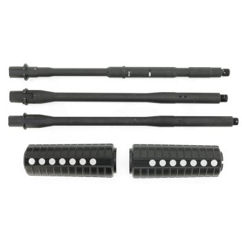 M4 / AR15 Outer Barrel Set (3 Stück, 395mm) + Handguard - Teilespender für Bastler