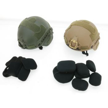 Mich 2000 Helm Bundle (2 Helme + Ersatz Schaumstoff Pads)