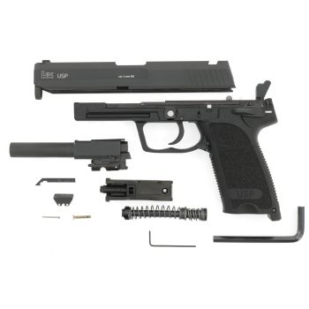 Heckler & Koch USP mit Metallschlitten CO2 BlowBack Version, Ersatzteilspender für Bastler (frei ab 18 J.)