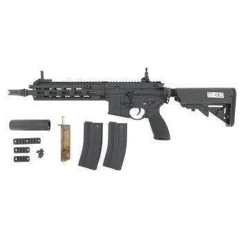 E&C SMR16 10,5" -GEN.4- S-AEG mit Begadi CORE EFCS / Mosfet & QD Silencer -schwarz- (frei ab 18 J.)