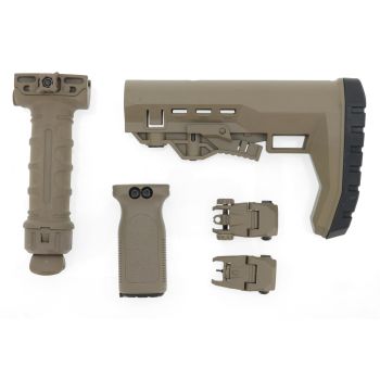 M4 Anbauteile Bundle, aus nylonverstärktem Polymer -TAN-