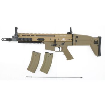 Begadi MK16 Sport / FN Herstal SCAR-L Upgrade S-AEG mit Begadi CORE EFCS / Mosfet & PRO HopUp, Metall Version -TAN- (frei ab 18 J.)