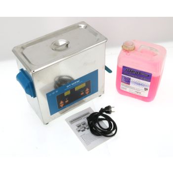 GT SONIC VGT-1860QTD 6L 150W digitales Ultraschall Reinigungsgerät + HD Spezialreiniger