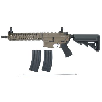 Begadi Sport M4 "NOVA" Daniel Defense MK18 Upgrade S-AEG mit PRO HopUp, CORE EFCS / Mosfet & FSWS -burnt bronze- mit Tuning Internals (frei ab 18 J.)