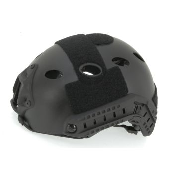 Airsoft Helm FAST PJ Style Premium, mit Schnellverstellung, Rails und NVG Mount, bis Größe 60, schwarz