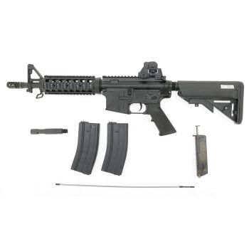 Begadi M4 CQB - Metallbody - GEN.5- (EFCS, Mosfet, short stroked, PRO HopUp) AEG mit Metallgearbox & Burst Modus -schwarz- < 0,5 J.