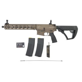 Begadi Sport M4 "NOVA" Daniel Defense RIS III C -GEN.5- Upgrade S-AEG mit PRO HopUp, CORE EFCS / Mosfet & FSWS, lang -burnt bronze- (frei ab 18 J.)