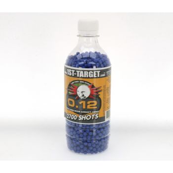 2.700 1ST TARGET DELIGHT Airsoft BBs 6mm 0,12g blau für Indoor Softair 0,5J und Spring Granaten 