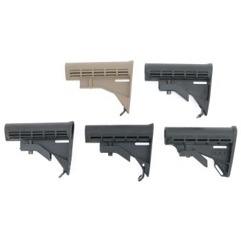 M4 Socom Stock aus Nylon Fiber inkl. Sling Mount - Bundle mit 5 Stück