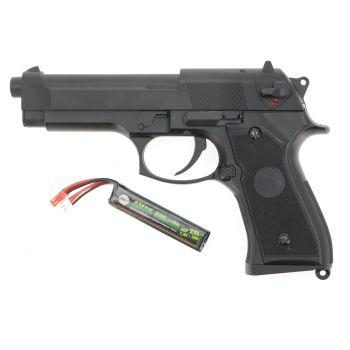 Cyma CM.126 "Gen. 2" AEP -schwarz- inkl. Mosfet & LiPo Akku < 0,5 J.