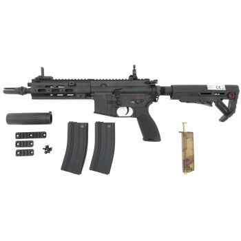 E&C SMR16 7" CQB -GEN.4- S-AEG, schwarz (frei ab 18 J.)