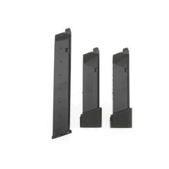 3x Magazin für Army Armament R17 GBB Serie (1x lang, 2x kurz), mit Begadi Stainless Efficiency Ventil (dicht !)