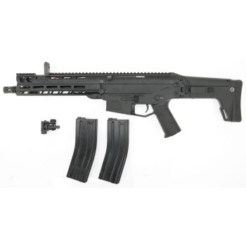 A&K MSK CQB S-AEG, V1.2, mit FSWS, CNC Handguard, Begadi CORE EFCS / Mosfet, Mamba Motor & Rotary PRO HopUp -schwarz- (frei ab 18 J.)