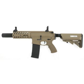 Lonex L4 Rocket "SD" AEG, inkl. Silencer -TAN- mit Tuninglauf & HopUp Upgrade < 0,5 J.