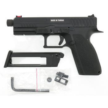 KJW KP-13 "PRO" GBB, CO2 Version, mit Begadi Stainless Efficiency Ventil, CNC Alu Pistonhead, Koffer & Maintenance Kit (fei ab 18 J.)