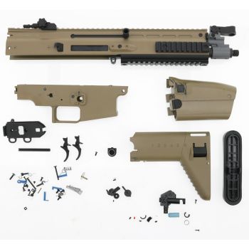 Begadi MK16 Sport / FN Herstal SCAR-L S-AEG PLASTIK Version -TAN- Teilespender / für Bastler (frei ab 18 J.)