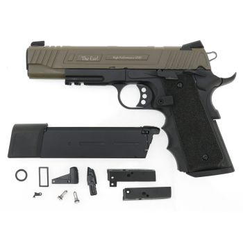 Army Armament R32 Earl GBB "Begadi Special Version" -coyote/schwarz- im Koffer (frei ab 18 J.)