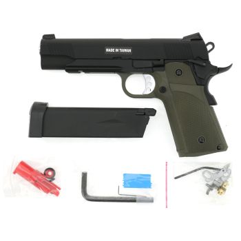 KJW KP-05 "PRO" GBB, CO2 Version, olive, mit Begadi Stainless Efficiency CO2 Ventil & NPAS (frei ab 18 J.)