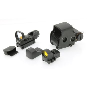 Bundle mit defekten Optiken, für Deko und Bastler - Set mit 3 Stück, schwarz-