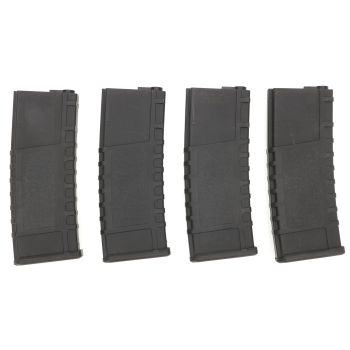 4x Lonex M4 Midcap Magazin, schwarz - 200 BBs