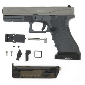 Army Armament R17 Gladiator GBB, Begadi Special Version -schwarz grau (frei ab 18 J.)