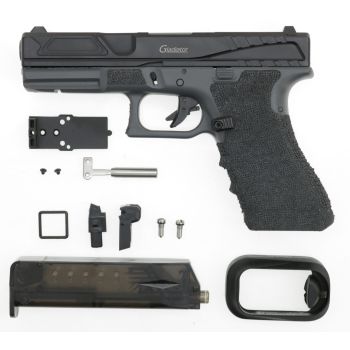 Army Armament R17 Gladiator GBB, Begadi Special Version, -schwarz grau - für Bastler (frei ab 18 J.)