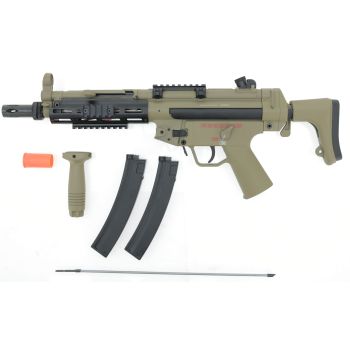 JG MOD5 Gen.2 S-AEG mit Mamba Motor, Pro HopUp und Begadi CORE EFCS / Mosfet, bicolor - mit Schubschaft (frei ab 18 J.)