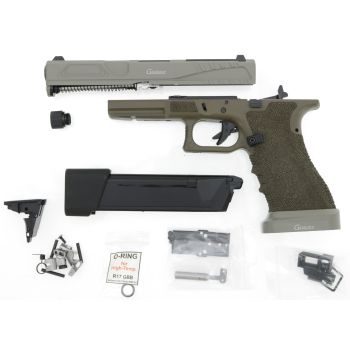 Army Armament R17 Gladiator GBB "Begadi Special Version" -grau / coyote-, defekt, für Bastler (frei ab 18 J.)