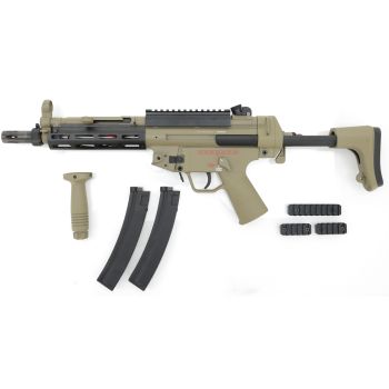 JG MOD5 Gen.2 S-AEG mit Mamba Motor, Pro HopUp und Begadi CORE EFCS / Mosfet, bicolor - mit Schubschaft (frei ab 18 J.)
