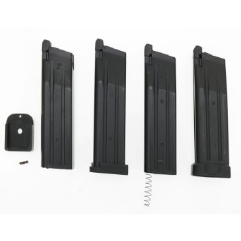 4x Gas Magazin für Army Armament R601 / HiCapa GBB (28 BBs) - für Bastler ! 