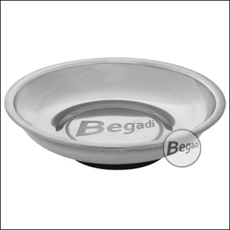 BEGADI - Begadi Edelstahl Magnetschale (Magnetteller, Schraubenteller) mit  10cm Durchmesser