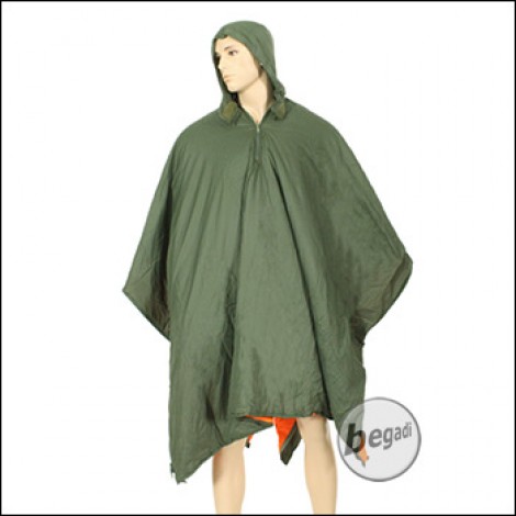 BE-X FronTier One Poncho Liner, with sleeping bag function