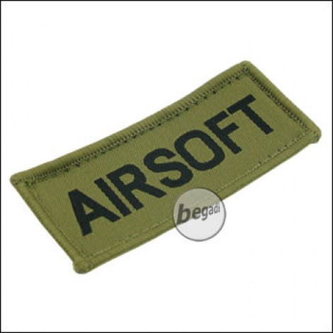 Patch "Airsoft", new version - OD green