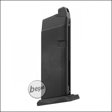 Magazine for WE GForce 19 GBB series, black (with large base plate)