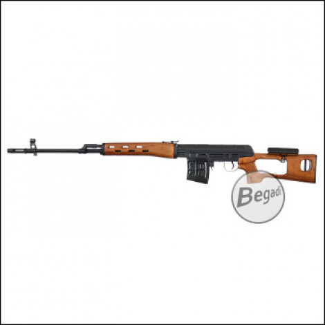 A&K SVD Spring Powered Version, with PRO HopUp -real wood version- (sold 18yrs.+)