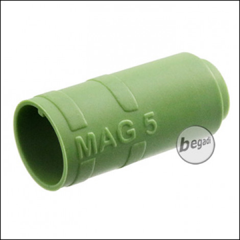 Begadi PRO 50° "MAG5" AEG R-Hop Bucking / rubber (Air Sealed, for approx. 5mm barrel window) -green-