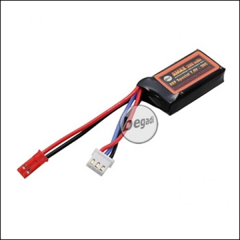 Begadi "AMAX" LiPo Battery 7,4V 300mAh 30C with JST connection -AEP Special-