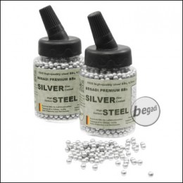 3.000 BEGADI Steel BBs 4,5mm - Zinc coated - in feeder