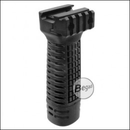 DLG Utility Fore Grip / Frontgriff für 21mm Rails inkl. optinaler Zusatzrail (Nylon Fiber) -13cm / lang-