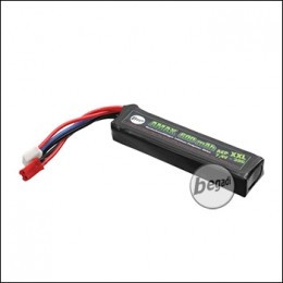 Begadi "AMAX" AEP LiPo Battery 7,4V 600mAh 30C with JST Connection -XXL-