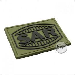 3D Rubber Patch "SAR / Schwaben Arms", with Hook & Loop - OD green