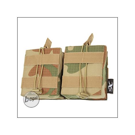 BEGADI - BE-X Open Mag Pouch, double, für HK417 - V2, Rip Stop 
