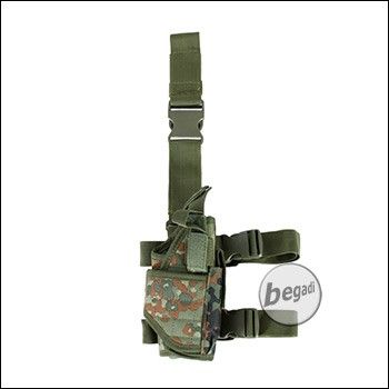 PHX Leg Holster / Thigh Holster, fully adjustable - flecktarn