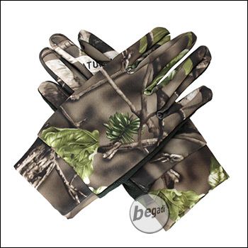 BE-X Scharfschützen Handschuhe "Natural Blind© 3D", grün - unisize