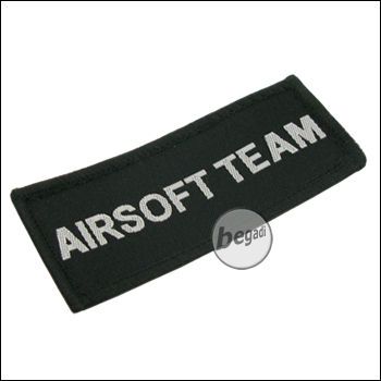 Aufnäher "Airsoft Team", neue Version - schwarz