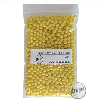 1.000 HFC BBs 6mm 0,12g gelb