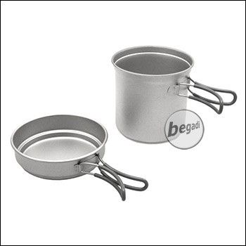 Fibega titanium cooking set, two-piece